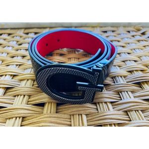 Guess Black Perforated belt size 36